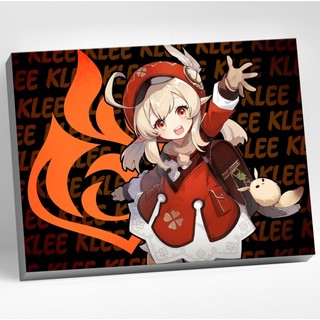 Картина по номерам Неон Кли. Геншин Импакт (Genshin Impact), 30х40 см 1