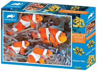 3D-пазл 'Рыбы-клоуны', 500 деталей, Prime 3D 10384-SBM
