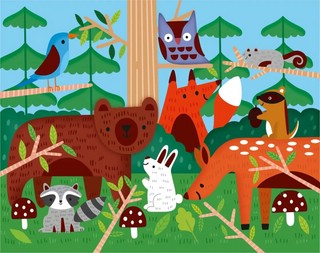 Пазл 2в1 'В мире животных', по 20 деталей 3