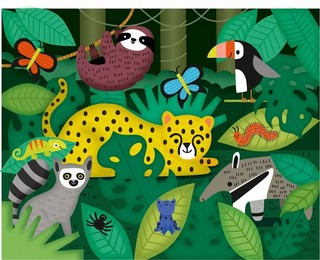 Пазл 2в1 'В мире животных', по 20 деталей 4