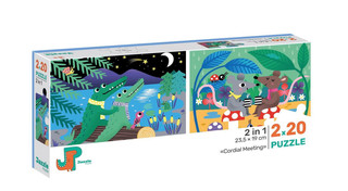 Пазл 2в1 'Теплая встреча', по 20 деталей 3