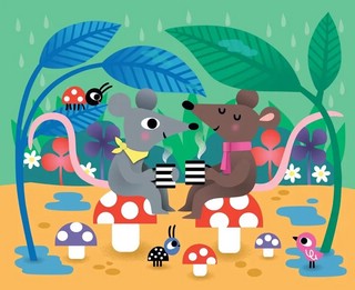 Пазл 2в1 'Теплая встреча', по 20 деталей