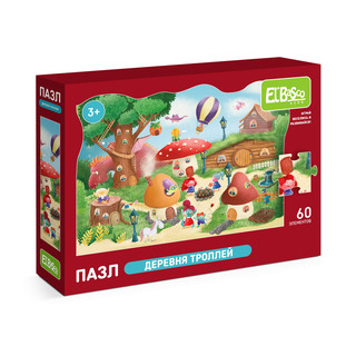 Пазл 'Деревня троллей', 60 элементов, El`BascoKids артикул ET...