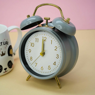 Часы-будильник «Aesthetic», серый 3