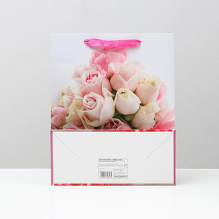 Пакет ламинированный 'Букет роз', 26 x 32 x 12 см 2