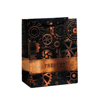 Пакет ламинированный вертикальный 'Steel', 18 x 23 x 10 см 1