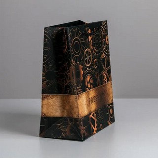 Пакет ламинированный вертикальный 'Steel', 18 x 23 x 10 см 2