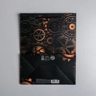 Пакет ламинированный вертикальный 'Steel', 18 x 23 x 10 см 4