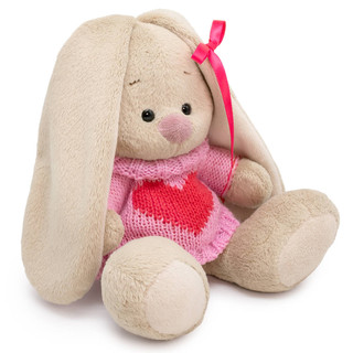 Зайка Ми в свитере с сердцем, 15 см, артикул SidX-624 2