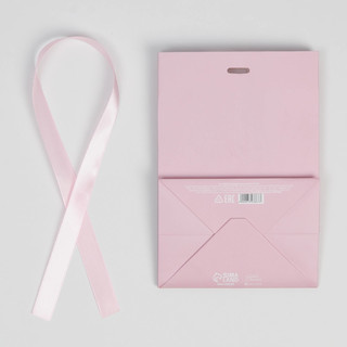 Пакет подарочный с лентой «Розовый», 13 x 19 x 9 см 5