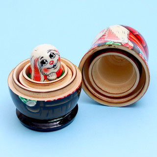 Матрёшка «Зайчики» 11 см, ручная роспись 2