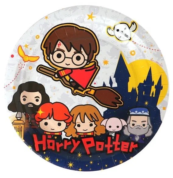Тарелки бумажные 'Harry Potter' одноразовые, 180 мм х 6 шт