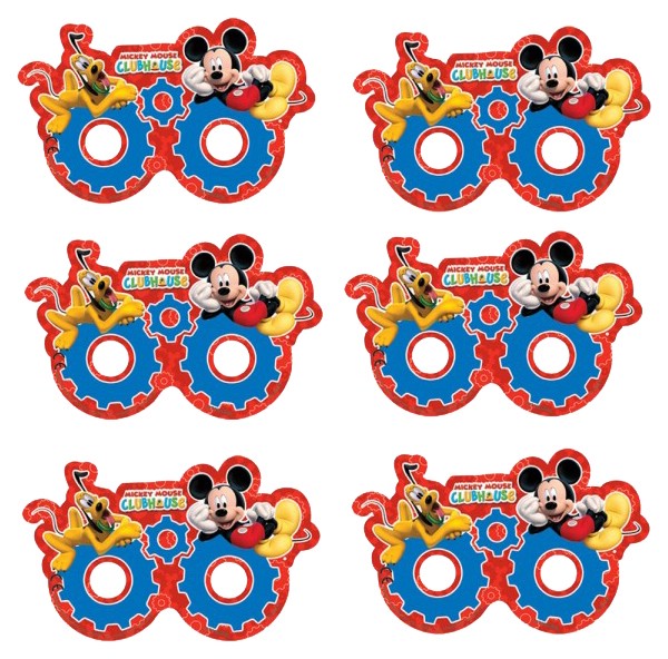 Маски 'Веселый Микки', 6 штук