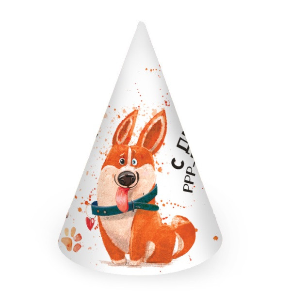 Колпачок 'Корги', 6 штук