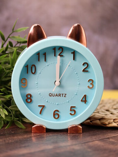 Часы-будильник 'Golden awakening Kitty', голубой