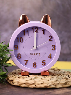 Часы-будильник 'Golden awakening Kitty', лиловый
