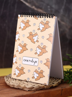 Скетчбук Аниме «Many shiba inu love», 14х20 см 2
