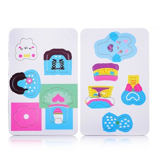 Пазл 'Одевашки. Куколка' магнитный, с карточками, в металлическом пенале 3