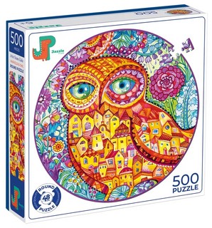 Пазл круглый 'Дивная сова' 500 элементов 2