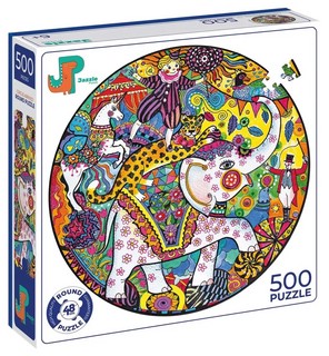 Пазл круглый 'Цирк приехал' 500 элементов 2