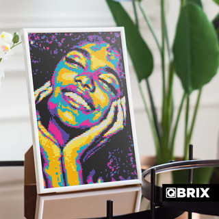 Алмазная фотомозаика QBRIX Pop-Art, А4, 7 цветов, 22000 страз 7