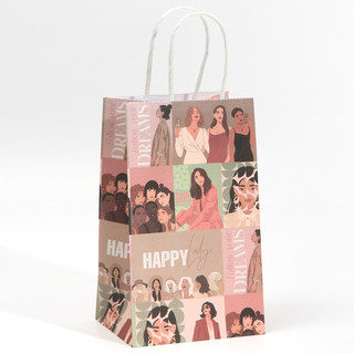 Пакет крафтовый «Стиль», 12 x 21 x 9 см