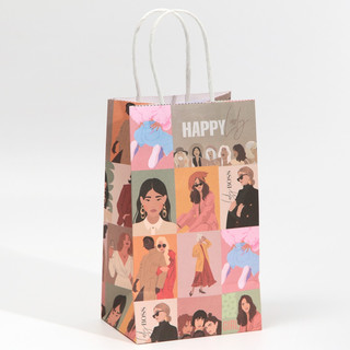 Пакет крафтовый «Стиль», 12 x 21 x 9 см 3