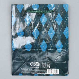 Пакет ламинированный «Клетка», S 12 х 15 х 5,5 см 6