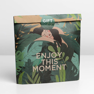 Пакет упаковочный «Enjoy this moment», 20 x 30 x 5 см
