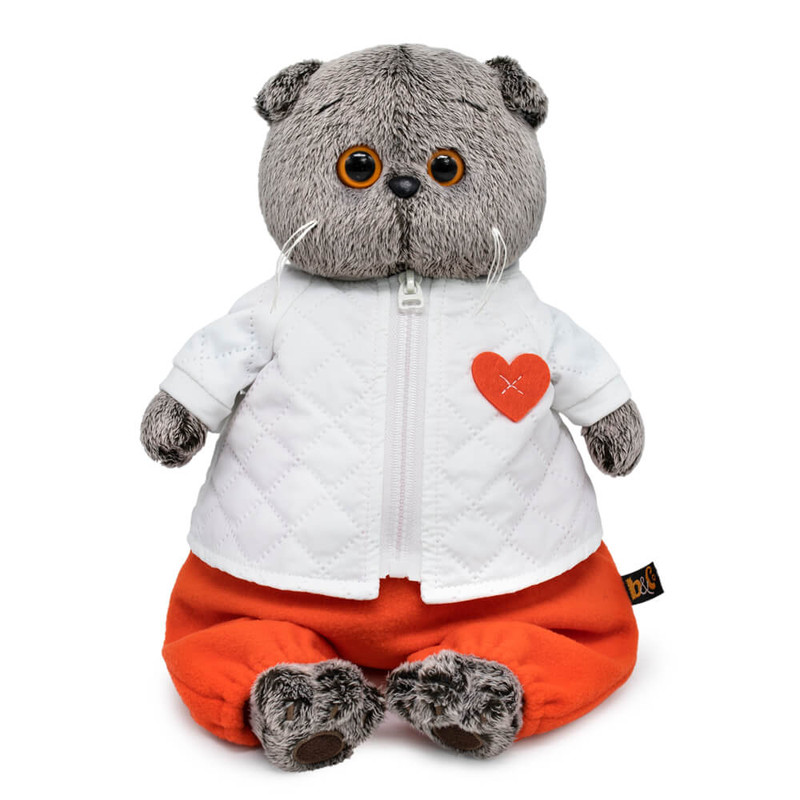 Басик в стеганой куртке и комбинезоне, 25 см, артикул Ks25-247