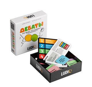 Карточная настольная игра 'Дебаты', LUDIC 3