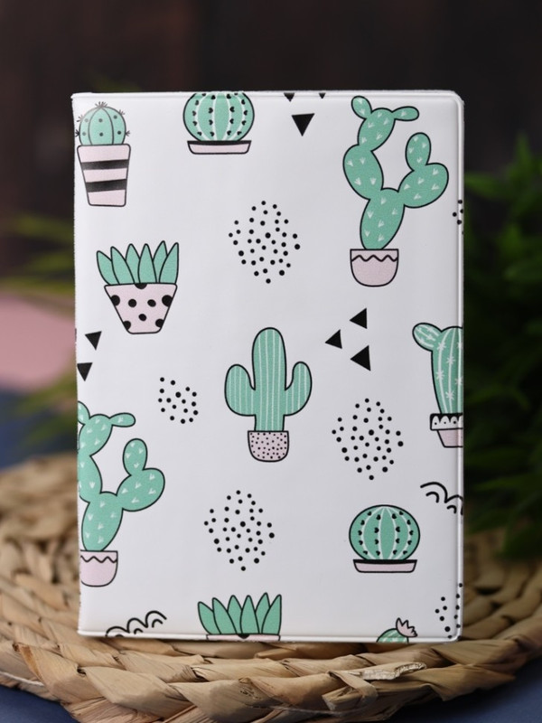 Обложка для паспорта 'Succulents'