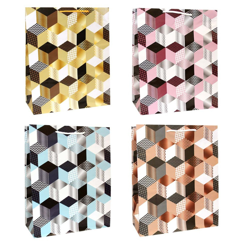 Пакет подарочный «Абстракция», 18х23х10 см, в ассортименте. Цена за 1 шт.