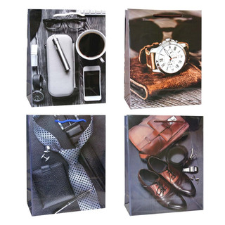 Пакет подарочный «Мужской», 18х23х10 см, в ассортименте. Цена...