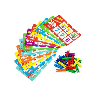 Игры с прищепками 'Учим цифры' Alatoys