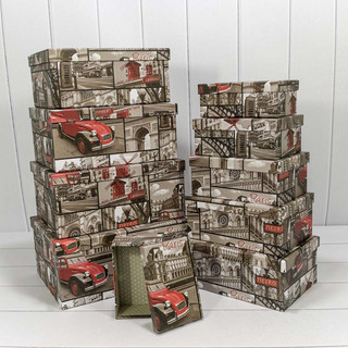 Коробка прямоугольная 'Европа' 21х14х8.5 см 2