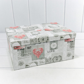 Коробка прямоугольная 'Love' 24х17.5х10.5 см