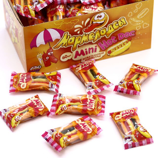 Жевательный мармелад 'Мармеладсы mini HOTDOG'. Цена за 1 шт 2