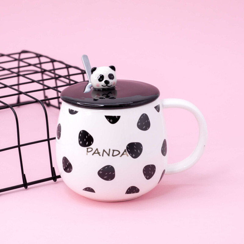 Кружка 'King Panda', белый, 420 мл