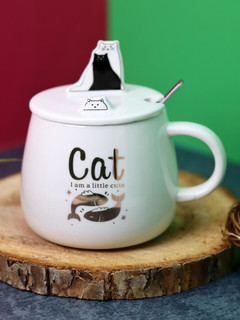 Кружка «Little cat and two fish», белый, 420 мл