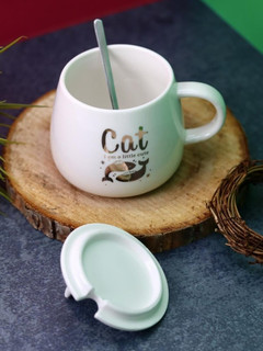 Кружка «Little cat and two fish», белый, 420 мл 3