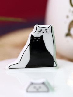 Кружка «Little cat and two fish», белый, 420 мл 4