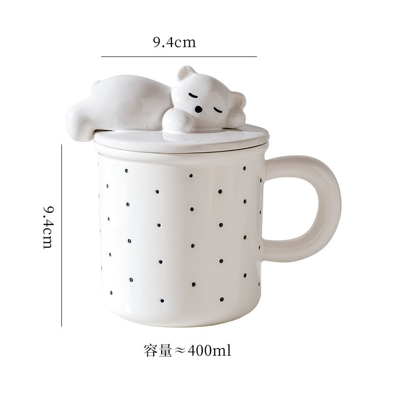 Кружка «Wake up the bear», белый, 400 мл