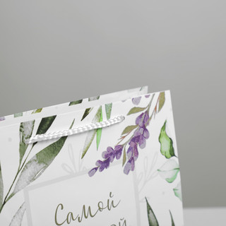 Пакет ламинированный «Best wishes», ML 21 х 25 х 8 см 3