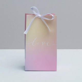 Пакет подарочный с лентой «Love», 13 x 23 x 7 см 2