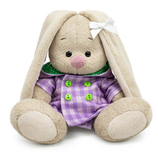 Зайка Ми в клетчатом пальто с капюшоном, 15 см, артикул SidX-623