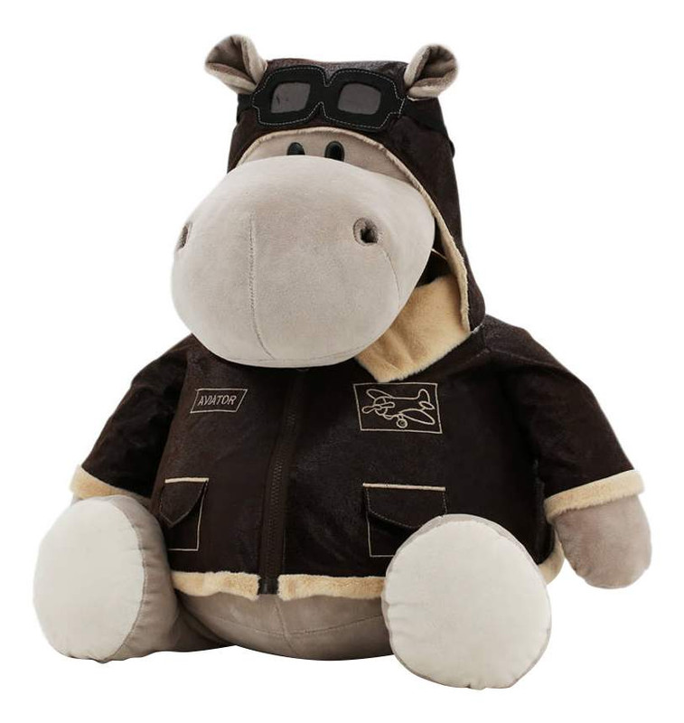 Бегемот Авиатор, 50 см, Orange Toys