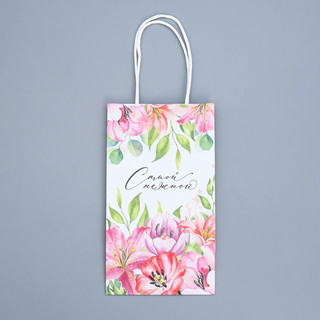 Пакет крафтовый «Самой нежной», 12 x 21 x 9 см 5