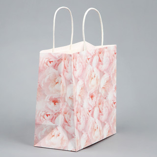 Пакет подарочный «Цветы», 22 х 22 х 11 см 3