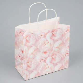 Пакет подарочный «Цветы», 22 х 22 х 11 см 4